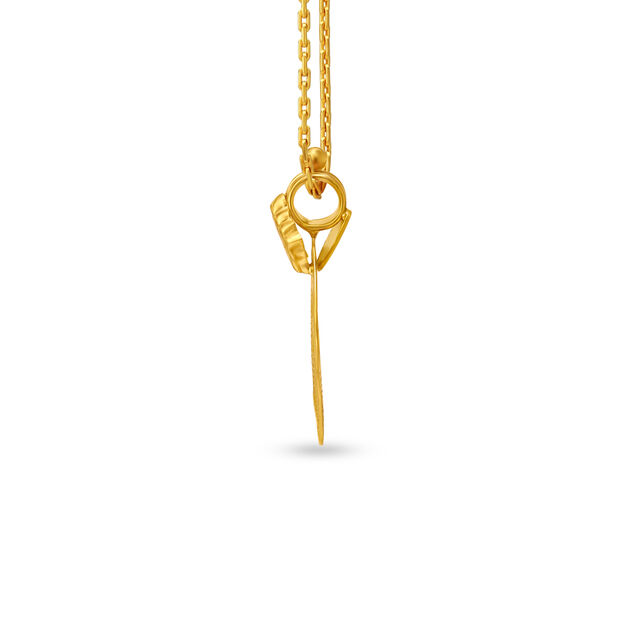 Auspicious Gold Lakshmi Kasu Pendant,,hi-res 2