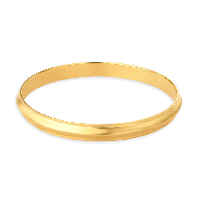 Eternal Yellow Gold Ridged Kada,,hi-res 