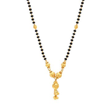 Textured Beaded Mangalsutra