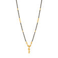Textured Beaded Mangalsutra,,hi-res 2