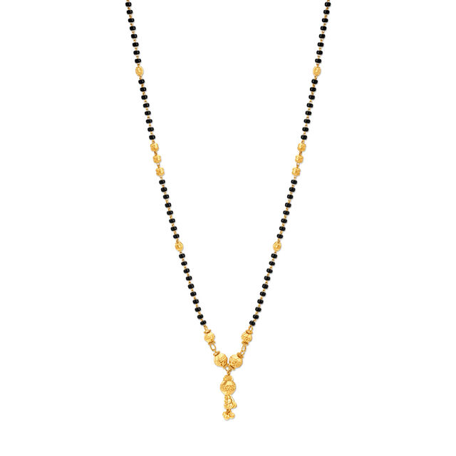Textured Beaded Mangalsutra,,hi-res 2