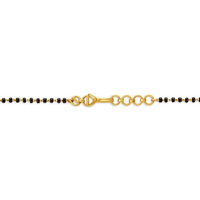 Enticing Carved Bead Mangalsutra,,hi-res