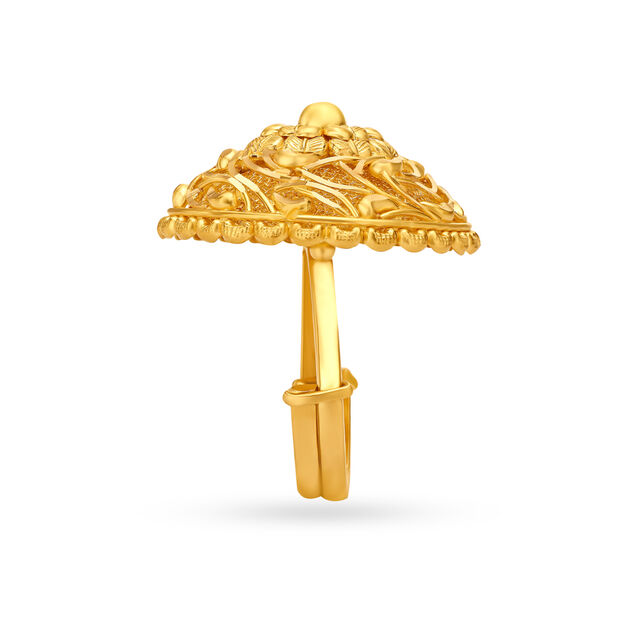 Casual Stylish Gold Ring,,hi-res