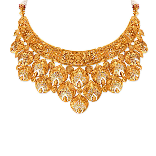 Stately Gold Necklace Set,,hi-res 2