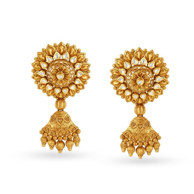 Radiant Sunflower Gold Drop Earrings,,hi-res 