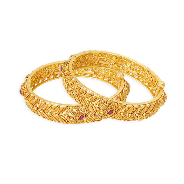 Glorious Gold Bangles,,hi-res