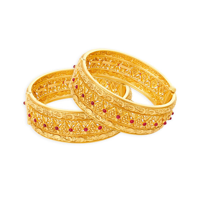 Imperial Gold Bangles 