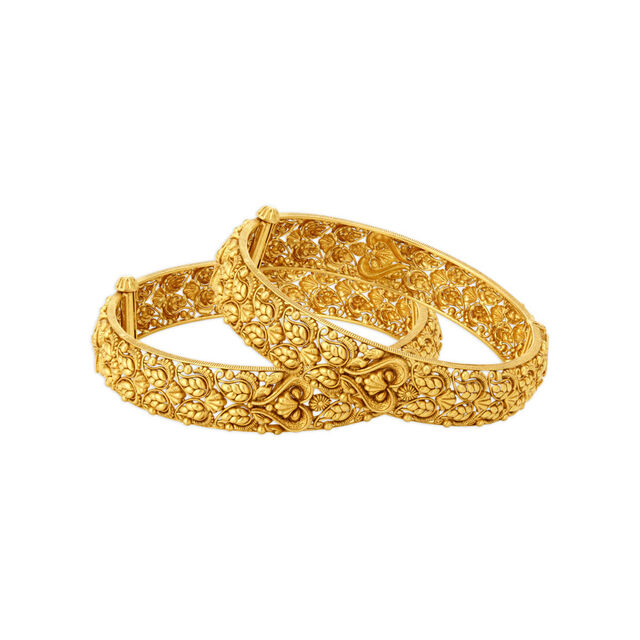 Magnificent Gold Bangles,,hi-res