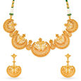 Ornate Gold Necklace Set Perfect for the Indian Bride,,hi-res 