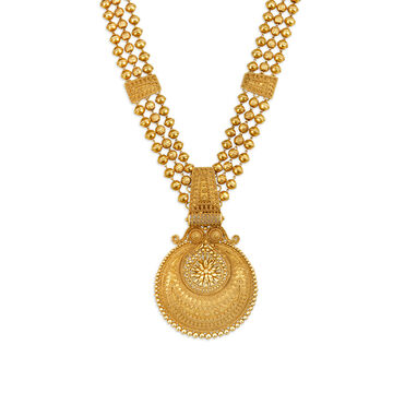Splendid Gold Haaram Perfect for Any Bride