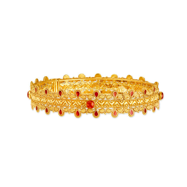 Stunning Gold Bangle,,hi-res 2