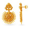 Splendid Gold Pendant and Earrings Set,,hi-res 2