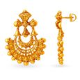 Tanishq 22 Karat Gold Pendant Earrings Set,,hi-res 2