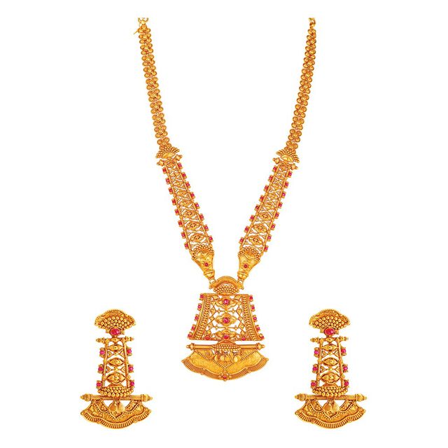 22 Karat Gold Neckwear Set 