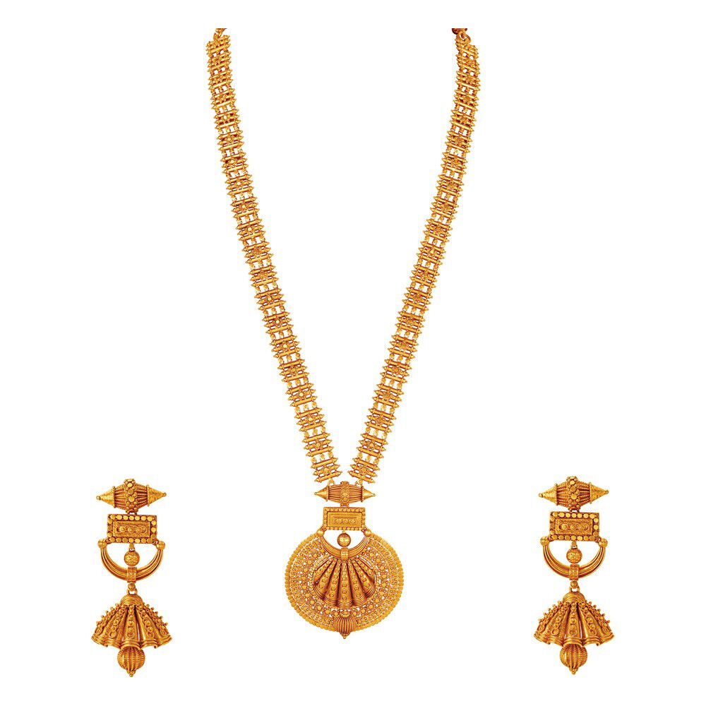 Buy Elegant Gold Neckwear Set at Best Price Tanishq US