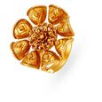 Opulent Floral Gold Finger Ring,,hi-res 