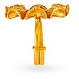Opulent Floral Gold Finger Ring,,hi-res 3