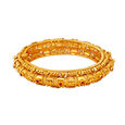 Opulent Traditional Gold Kada Bangle,,hi-res 