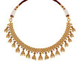 Ornate Floral Gold Necklace Set,,hi-res 2