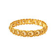 Filigree Patterned Gold Bangles,,hi-res 2