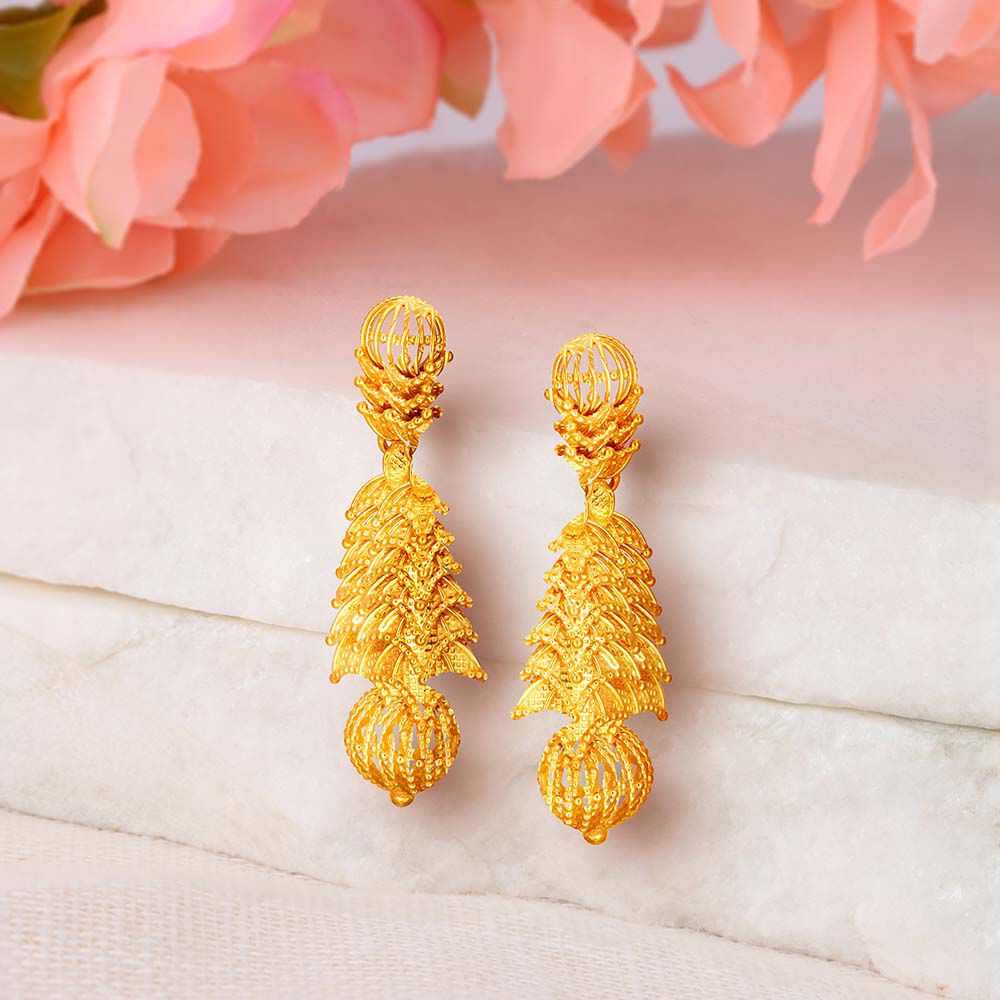 Tanishq drop earrings hotsell