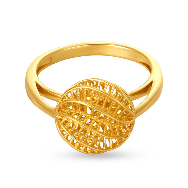 Breathtaking 22 Karat Yellow Gold Statement Ring,,hi-res 2
