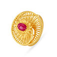 Circular Gold Ring for Tradiitonal Ensemble 