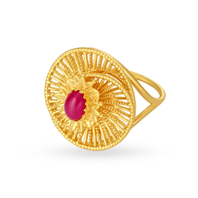 Circular Gold Ring for Tradiitonal Ensemble 2