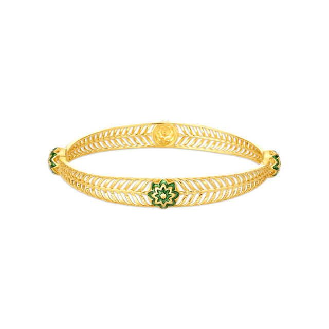 Tanishq Gold Bangle,,hi-res 