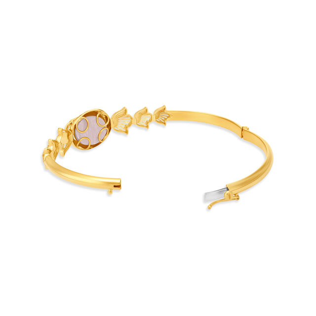 Enchanting Tulip Gold Bangle,,hi-res 2