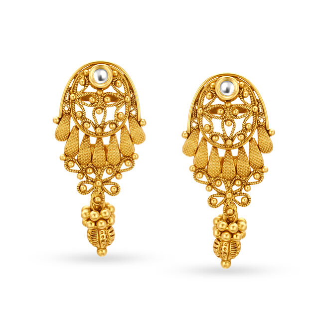 Splendid Gold Necklace Set,,hi-res