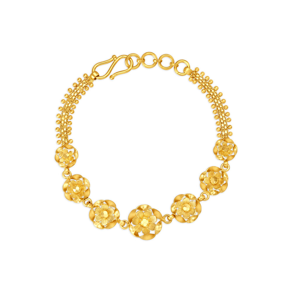 Buy 22 Karat Gold Bracelet at Best Price Tanishq UAE