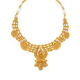 Queenly Gold Necklace Set Perfect for Any Bride,,hi-res 2