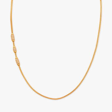 Delicate Whispers of Elegance Mugappu Chain