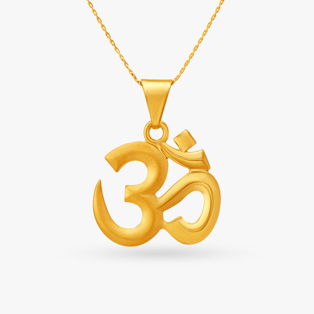 Transcendental Gold Pendant 