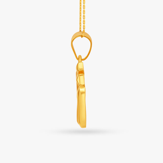 Transcendental Gold Pendant 2