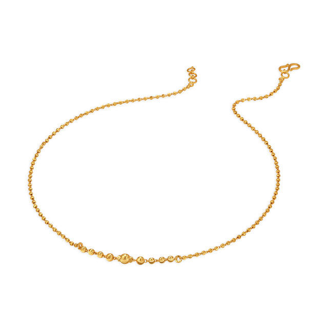 Antique Traditional Bead Gold Chain,,hi-res