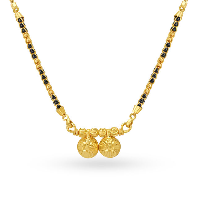 Striking Carved Vati Mangalsutra,,hi-res