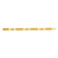 Urbane 22 Karat Yellow Gold Textured Link Bracelet,,hi-res 