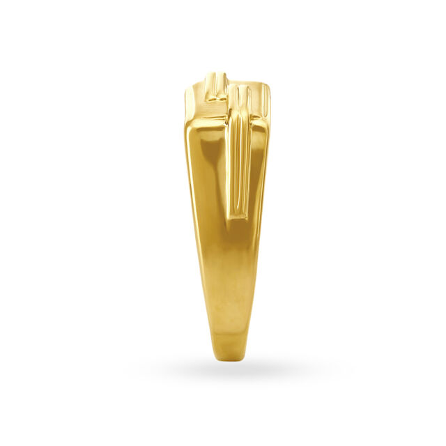 Modern Lineage Gold Ring for Men