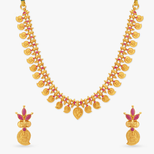 Paisley Laxmi Necklace Set 