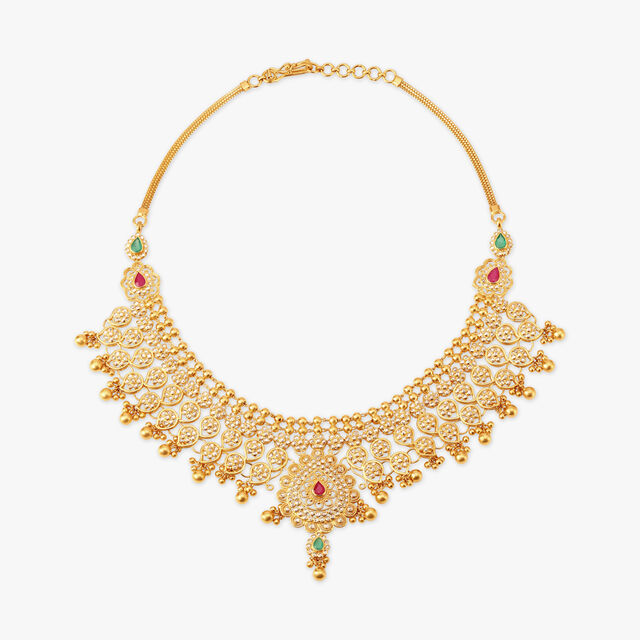 Petal Open Polki Necklace Set 2