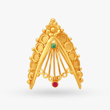 Traditional Vanki Gold Finger Ring