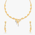 Leafy Trellis Necklace Set 