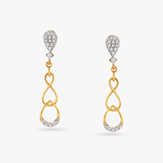 Understated Glam Drop Earrings 