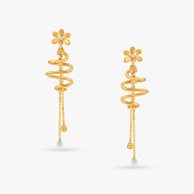 Majestic Radiance Drop Earrings 
