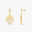 Sparkling Gold Drop Earrings 2