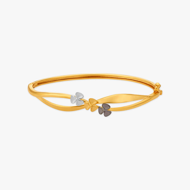 Gilded Blossoms Bangle,,hi-res
