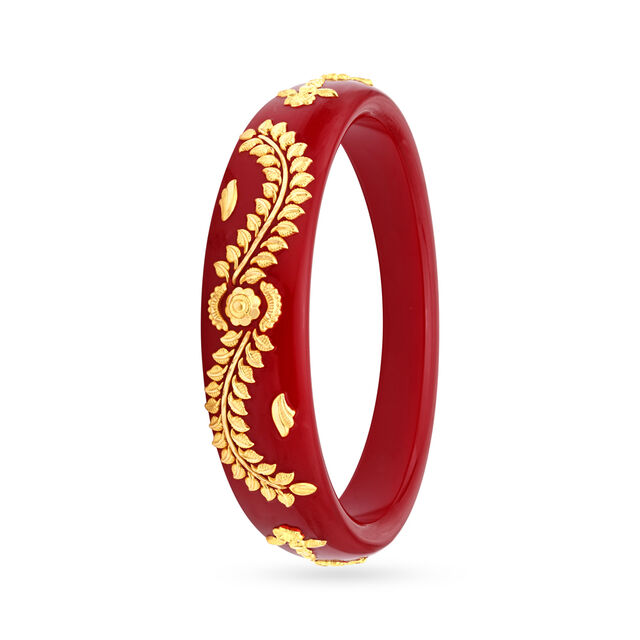 Traditional Gold Pola Bangle for the Bengali Bride,,hi-res 2