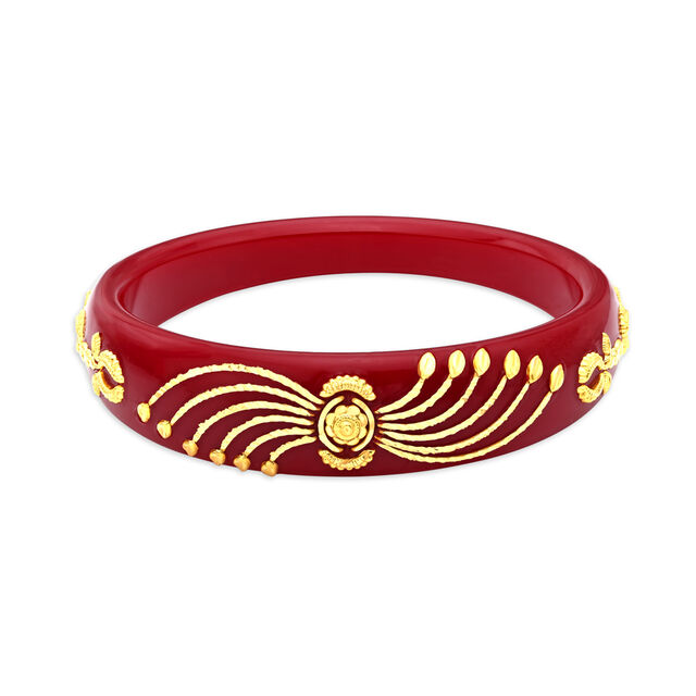 Lustrous Gold Pola Bangle for the Bengali Bride 
